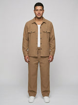 Autumn Mens Cargo Set — On Model - Neutral | Generated by Modelize