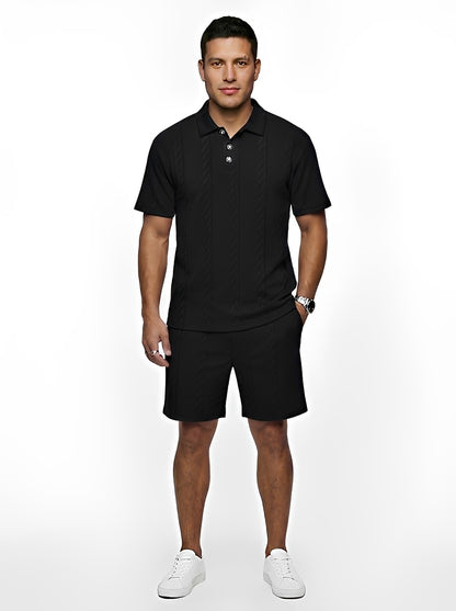 Iconic Lapel Polo Set