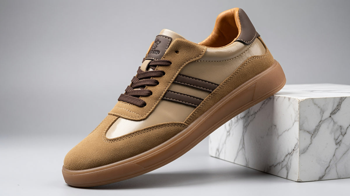 German Leather Breathable Sneakers