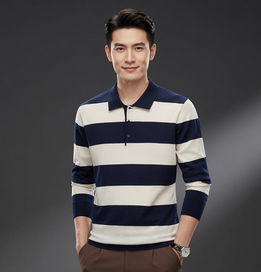 Jacquard Knit Slim Fit