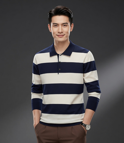Jacquard Knit Slim Fit