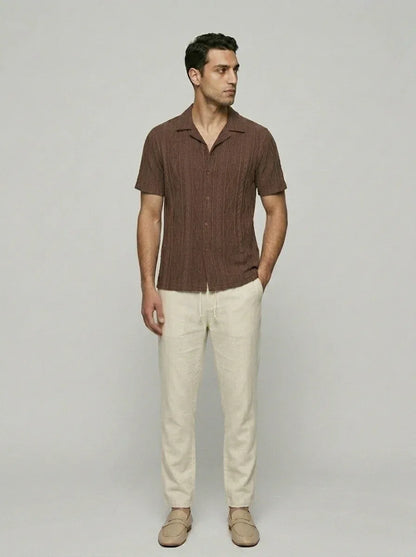 Minimalist Summer Suit — On Model - Neutral | Generated by Modelize